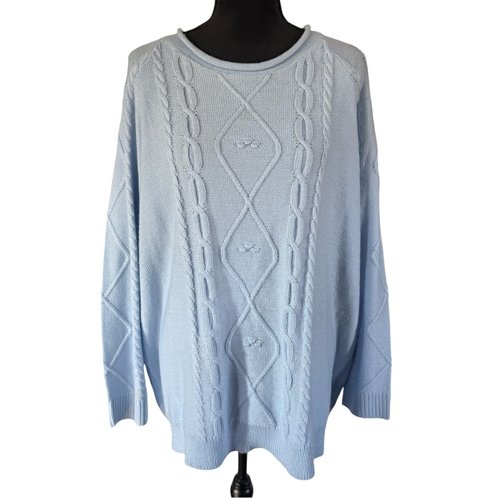 Bailey’s Blossoms Cable Knit Sweater – XXL‎